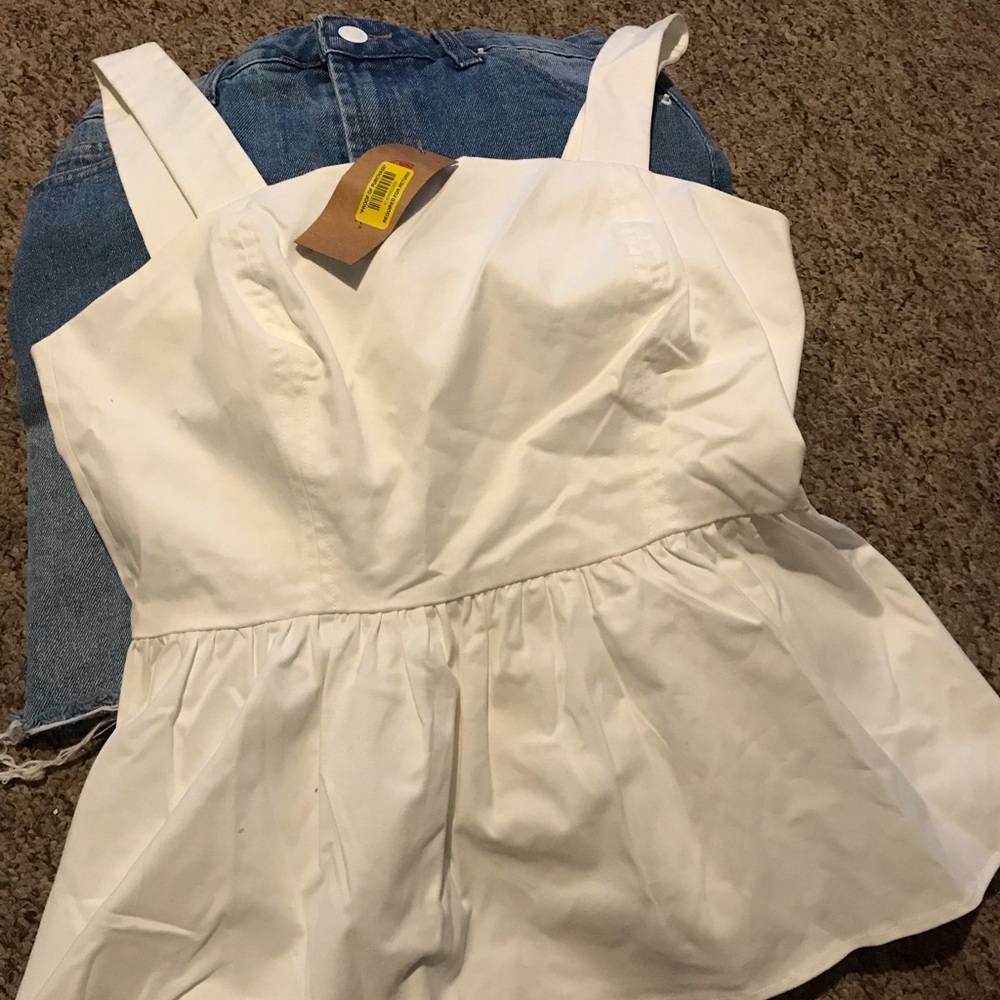 Cremieux SZ 4 white top nwt